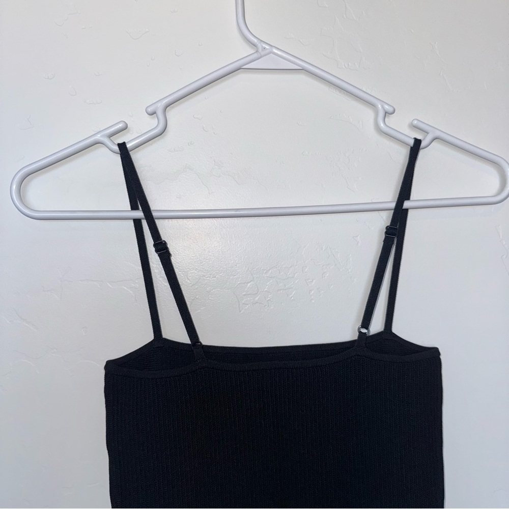 Aritzia Babaton Sculpt Knit Cami Dress Black XS - Picture 6 of 8
